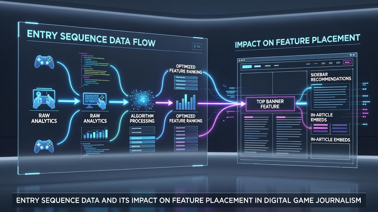 Chart illustrating correlation between player onboarding timelines and article section prominence in game journalism