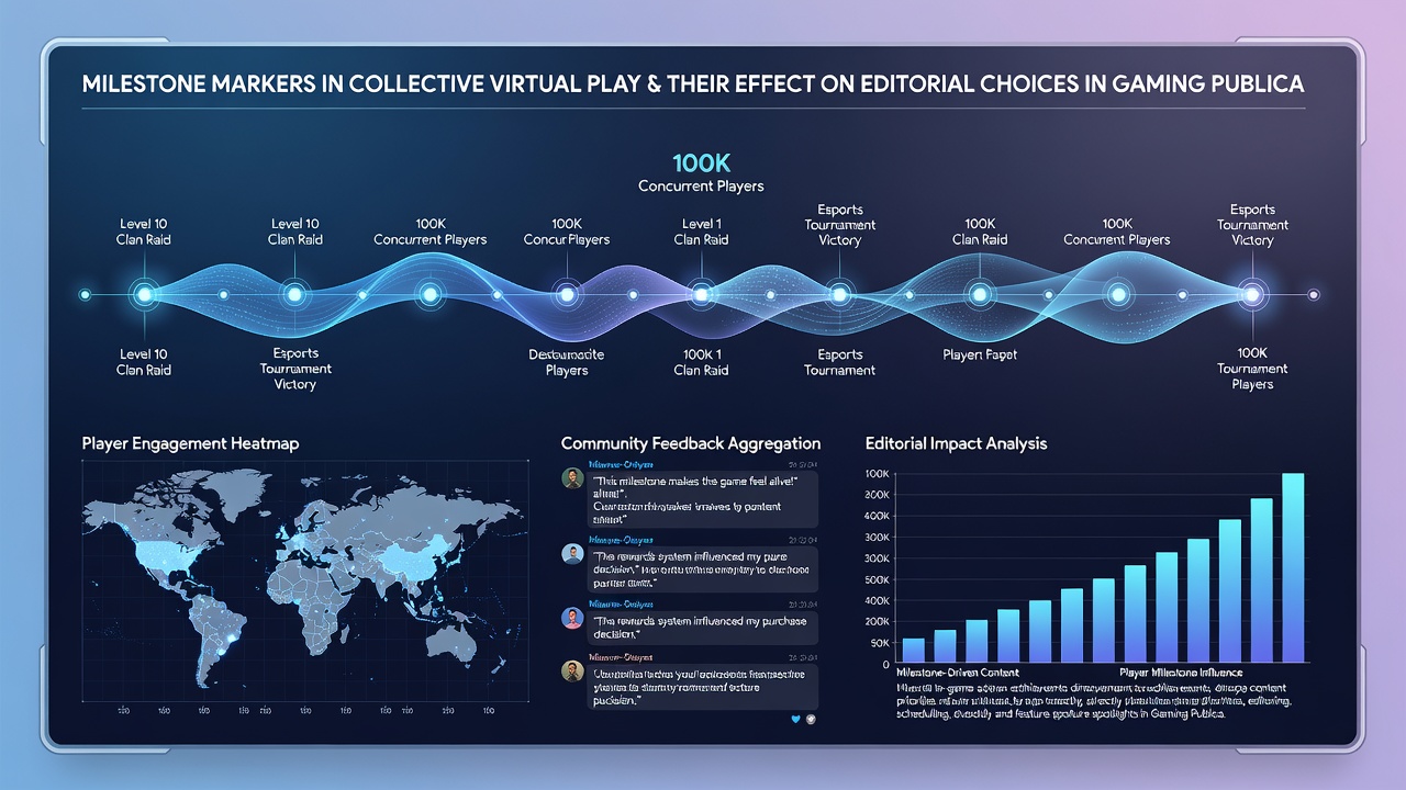 Data visualization showing milestone completion rates linked to shifts in gaming publication coverage priorities
