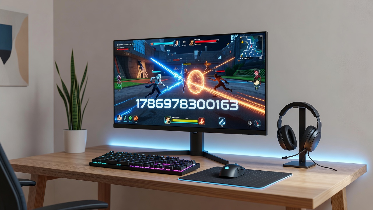 Diverse group of online gamers collaborating during a live multiplayer session on computers and consoles
