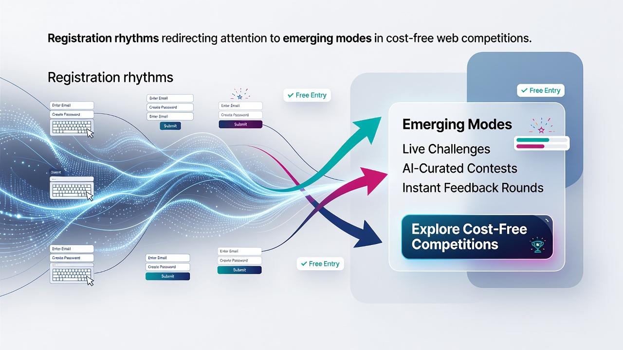 Dashboard displaying mode adoption rates tied to registration timing across cost-free web competition platforms