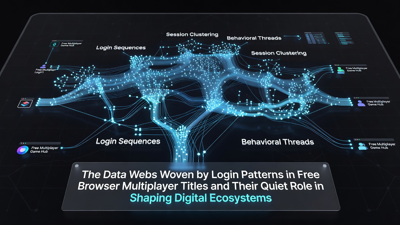 Network diagram showing connections between player login clusters and prioritized game updates reported in gaming media